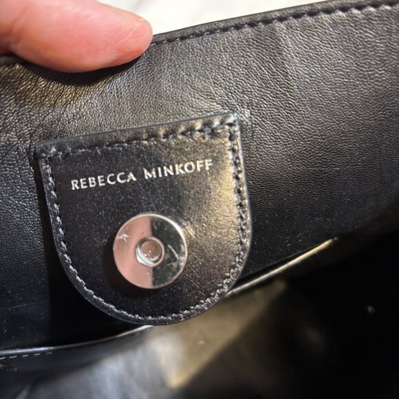 Rebecca Minkoff Small Utility Convertible Bucket Bag in Black - Picture 4 of 9